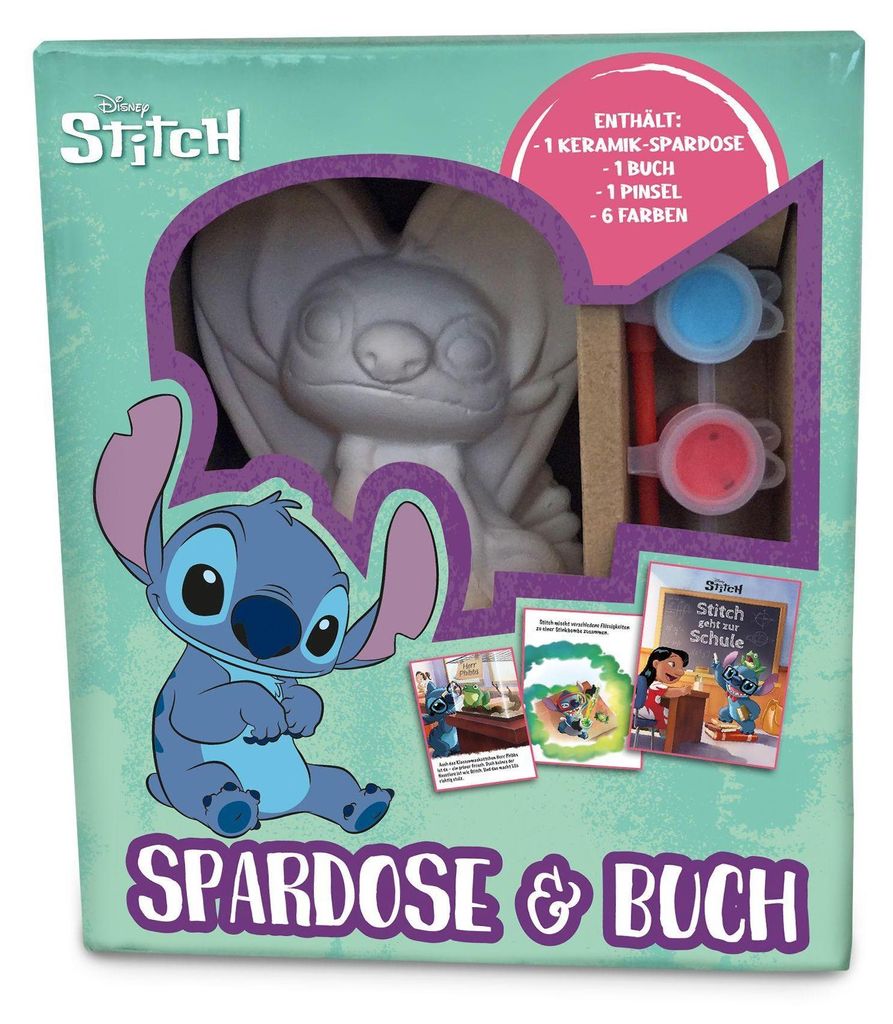 Disney Stitch: Spardose & Buch Produktbild 