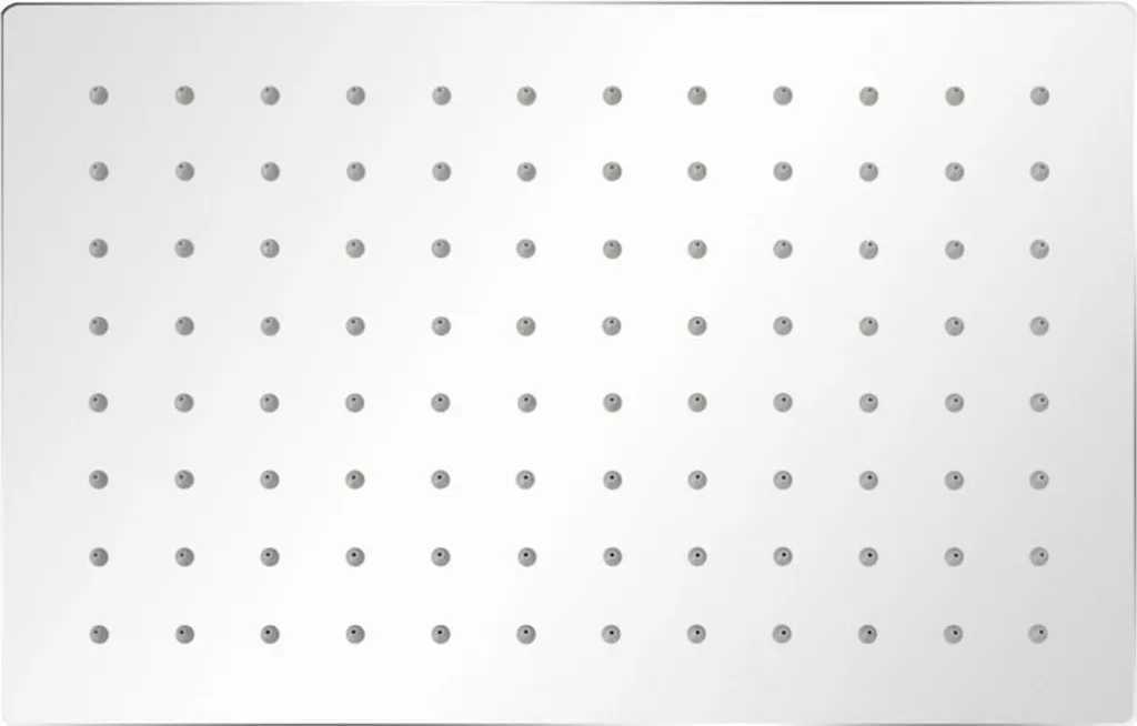 Soffione Doccia vidaXL 20x30 cm Inox - Design Rettangolare Moderno