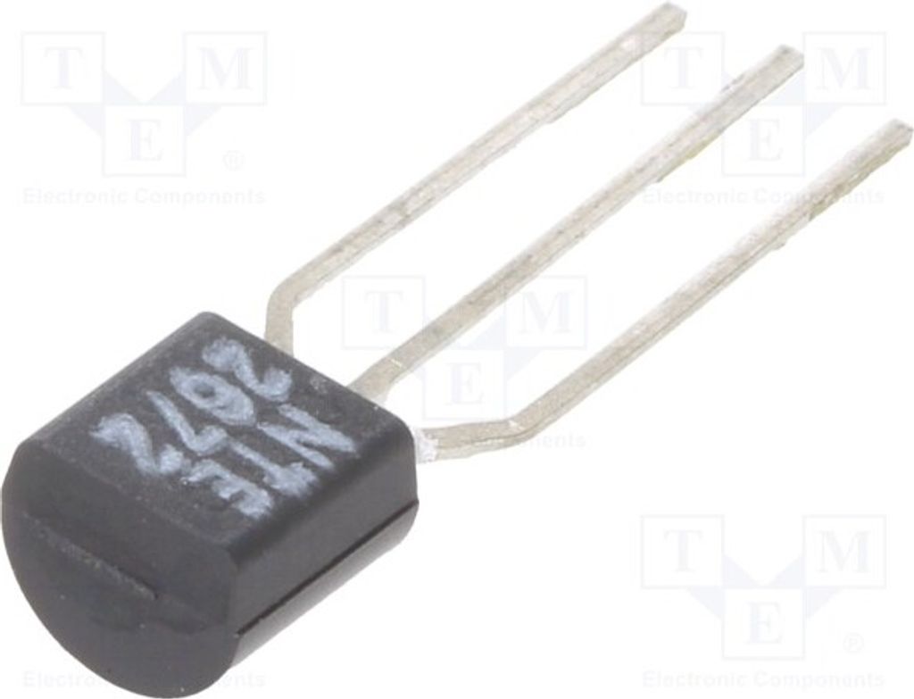 1x Transistor: NPN 0,2A TO92 NTE2672 NPN THT-Transistoren 50V bipolar 0,6W