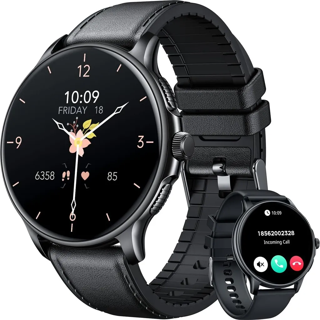 Orologio Fitness Uomo AMOLED - Smartwatch IP68 con Chiamate Bluetooth