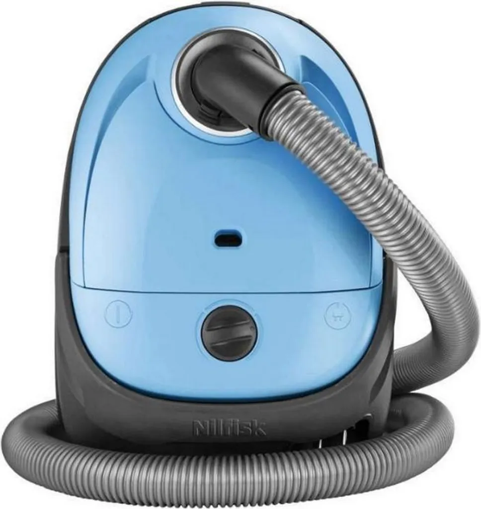 Aspirateur Nilfisk 750 W Bleu avec sac de 3 litres silencieux et compact