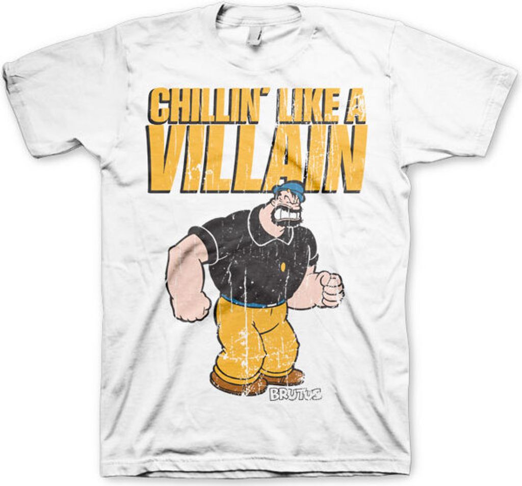 ChillinLike A Villain T-Shirt - Small - White