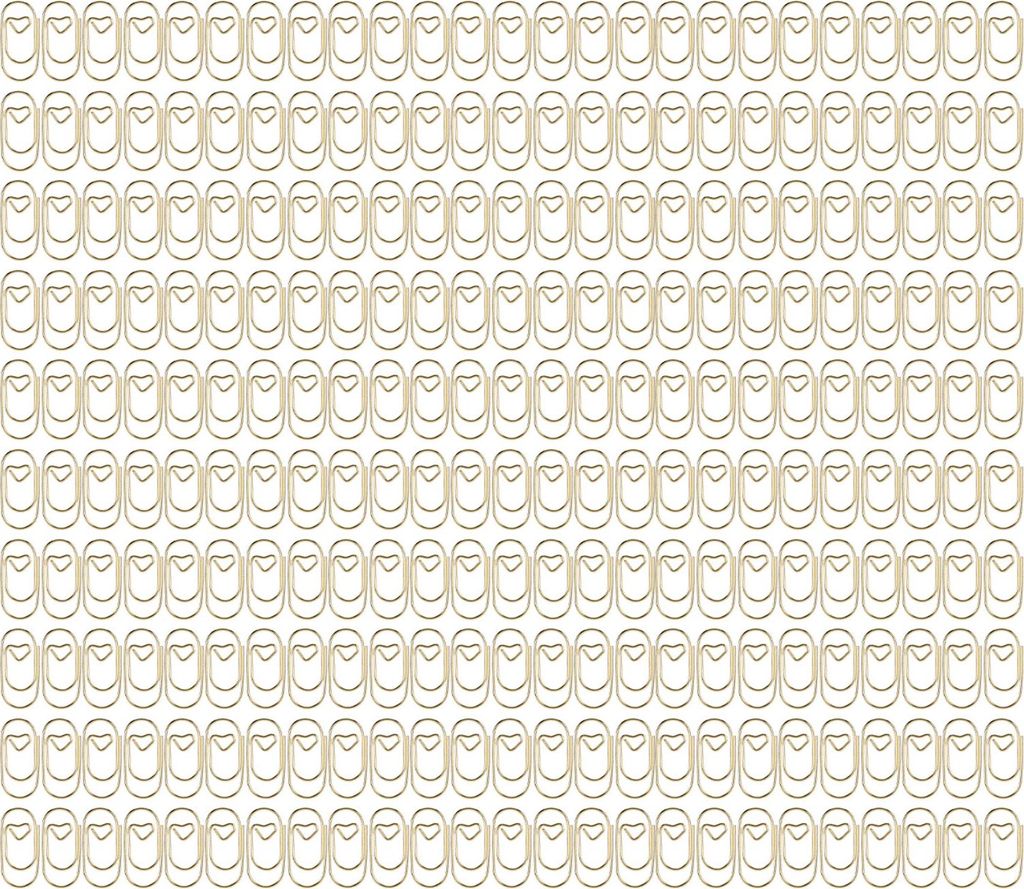 250 Stück dekorative Büroklammern, kleine Herzform, kunststoffummantelter Draht, vielseitig einsetzbar, niedliche Büroklammern für Zuhause, Sch...