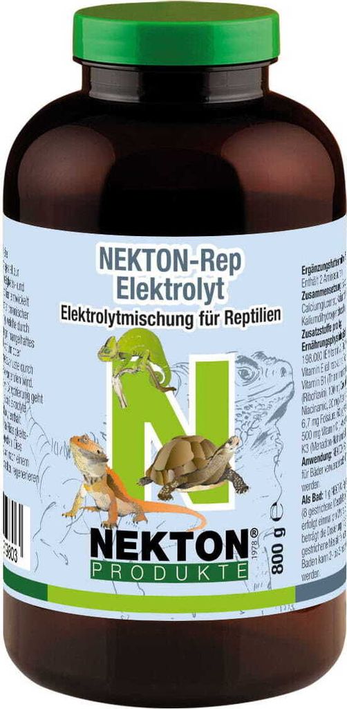 NEKTON Rep Elektrolyt für Reptilien und Amphibien - 800g Elektrolytlösung zur Unterstützung der Hydration und Gesundheit NEKTON Rep Elektrolyt ...