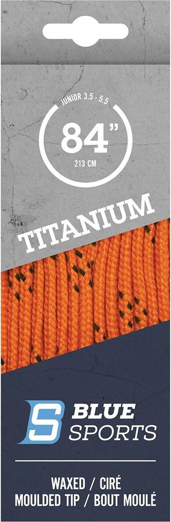 Schnürsenkel Blue Sports Titanium Pro gewachst orange 96"/244cm