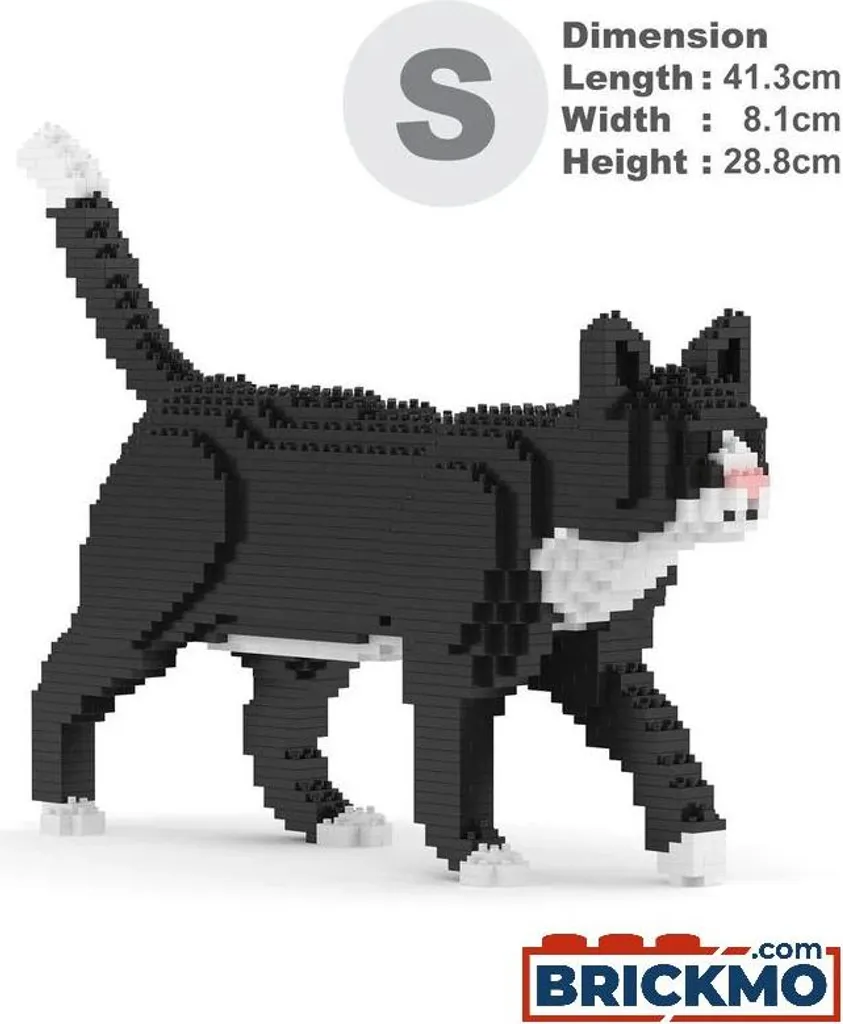 Objet de Décoration Chat Tuxedo à Construire - Activité Créative Adulte JEKCA