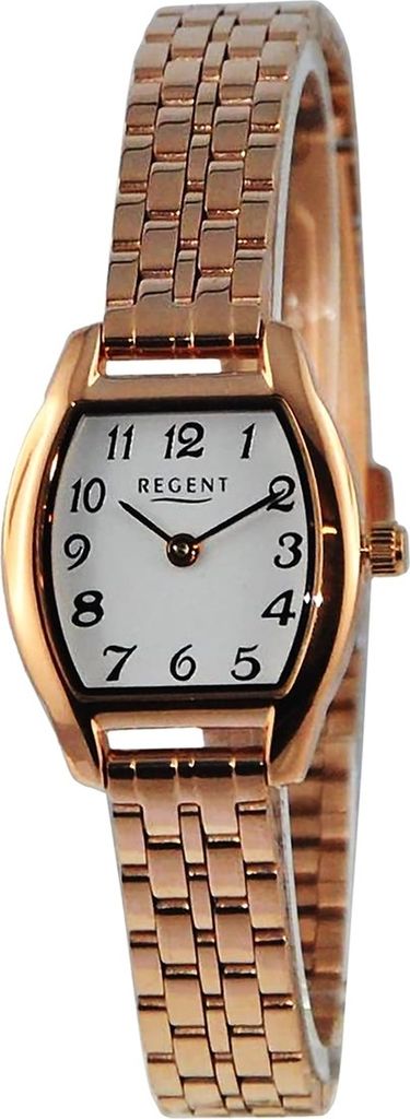 Regent Metall Damen Uhr Armbanduhr Quarz rosegold Metallarmband D2UR2211598