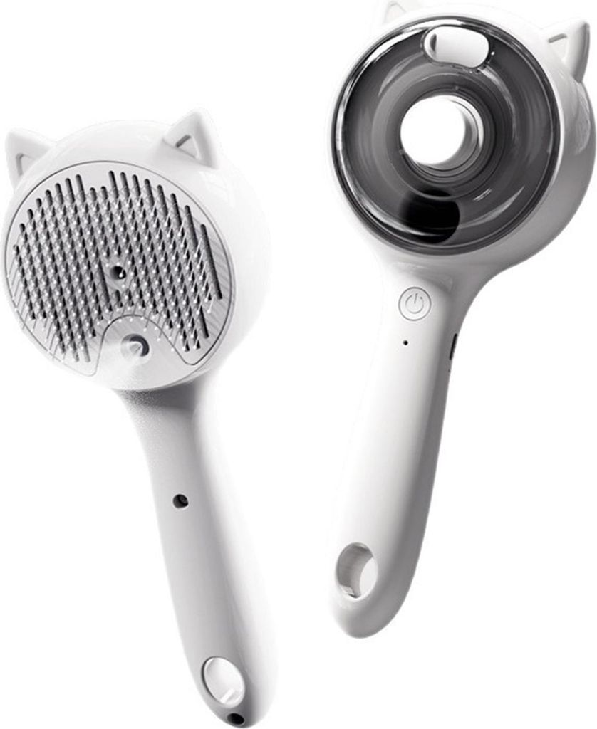 MODFU Haarbürsten, Ein-Klick Haustier-Haarentferner Bürste, Effektiv für Hunde & Katzen, Mit Sprühfunktion, Einfach zu Bedienen, Perfekte Fellp...