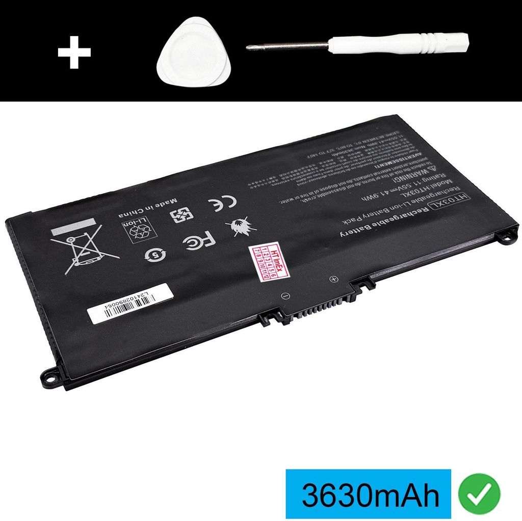 Notebook AKKU Batterie 3630mAh 11.55V Battery kompatibel für HP Envy 15-cn0006ng, 15-cn1002ng, 15-cn0007ng, 15-cn0701ng
