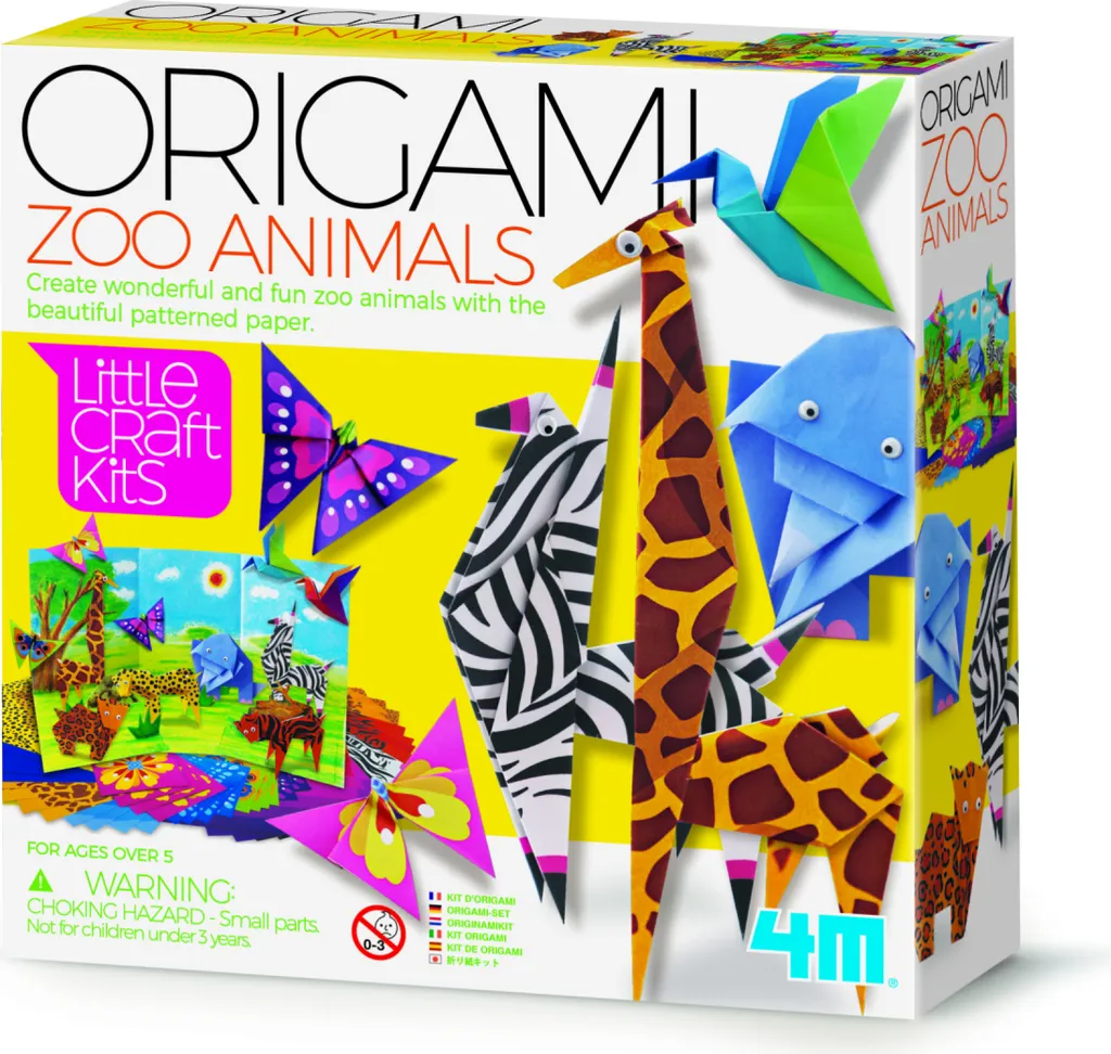 Origami Zoo Animaux : Little Craft Kits pour enfants, pliage facile
