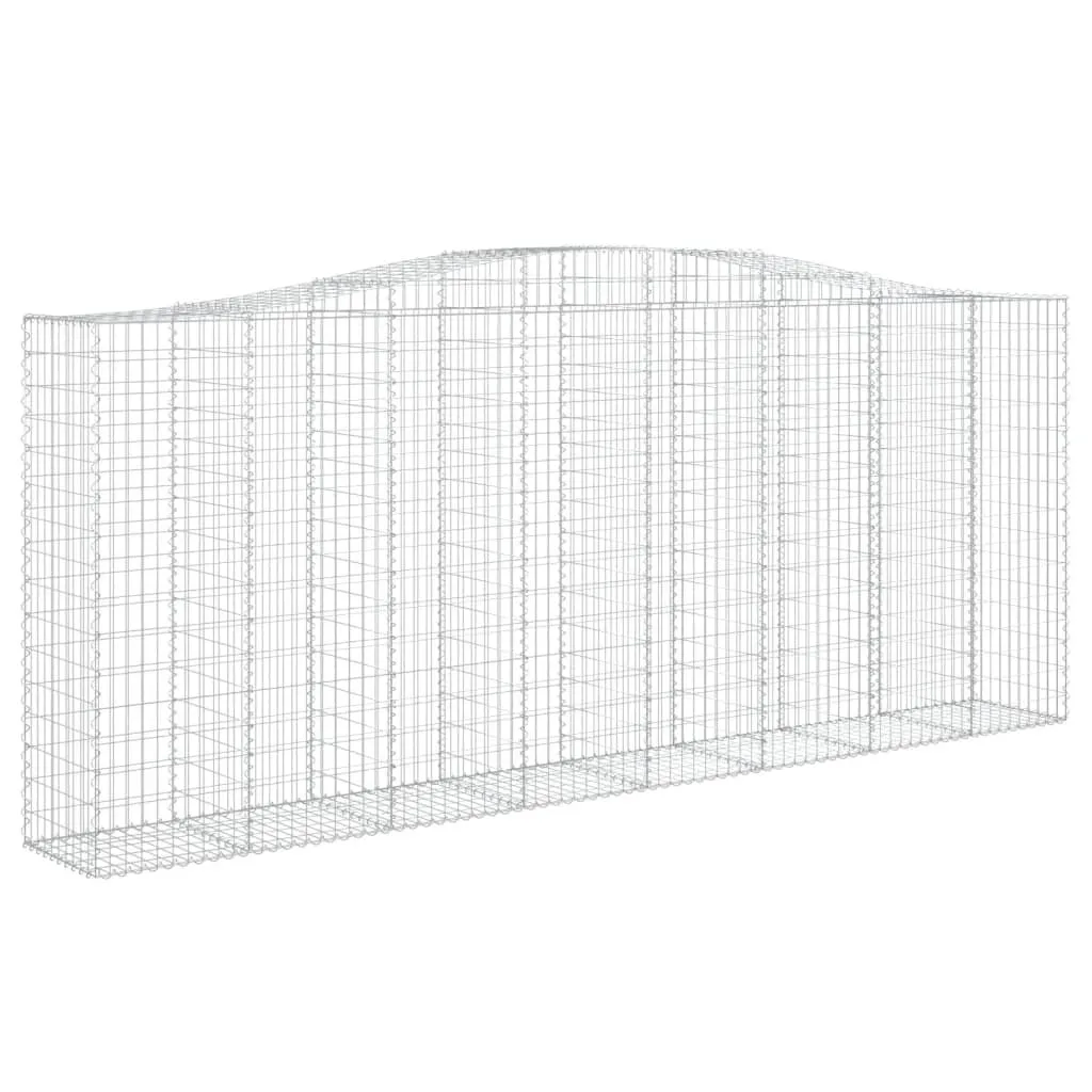 Clôture gabion anti-corrosion avec arche pour entrée de villa 400cm