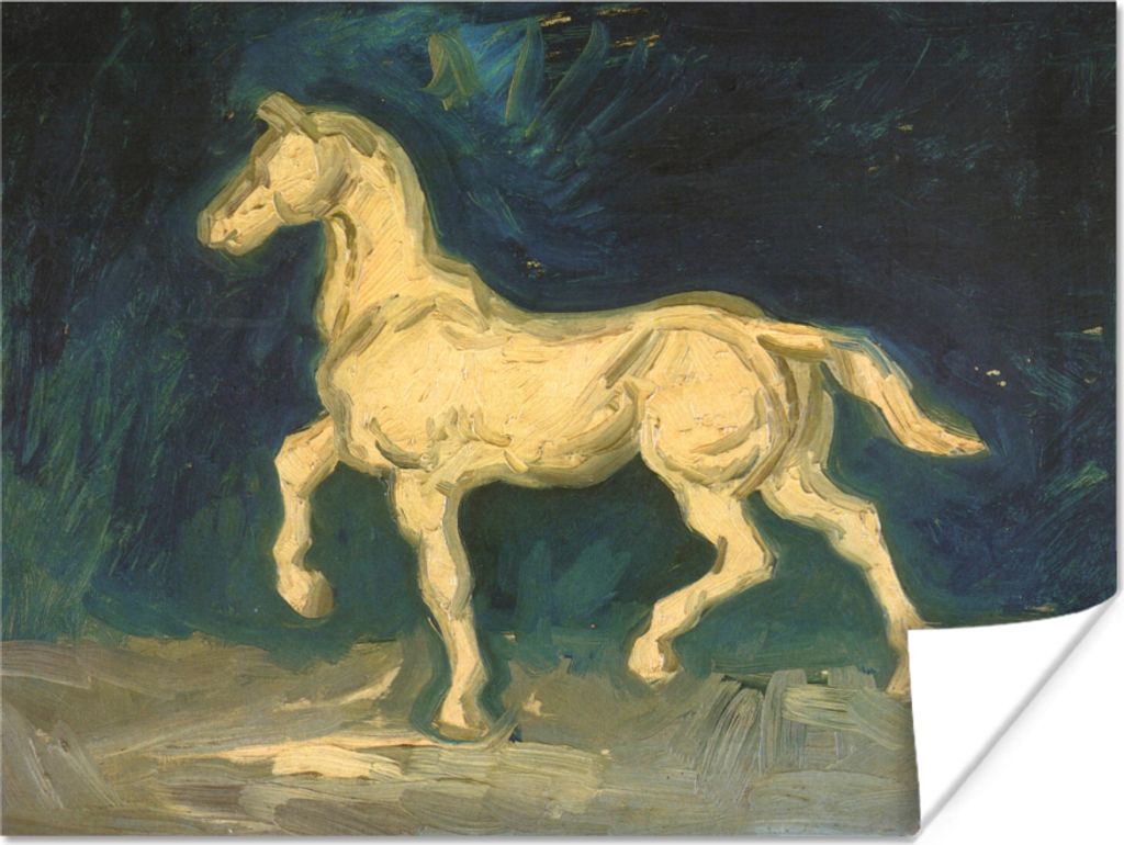 MuchoWow Poster Pferd - Vincent van Gogh 160x120 cm - Foto Plakat