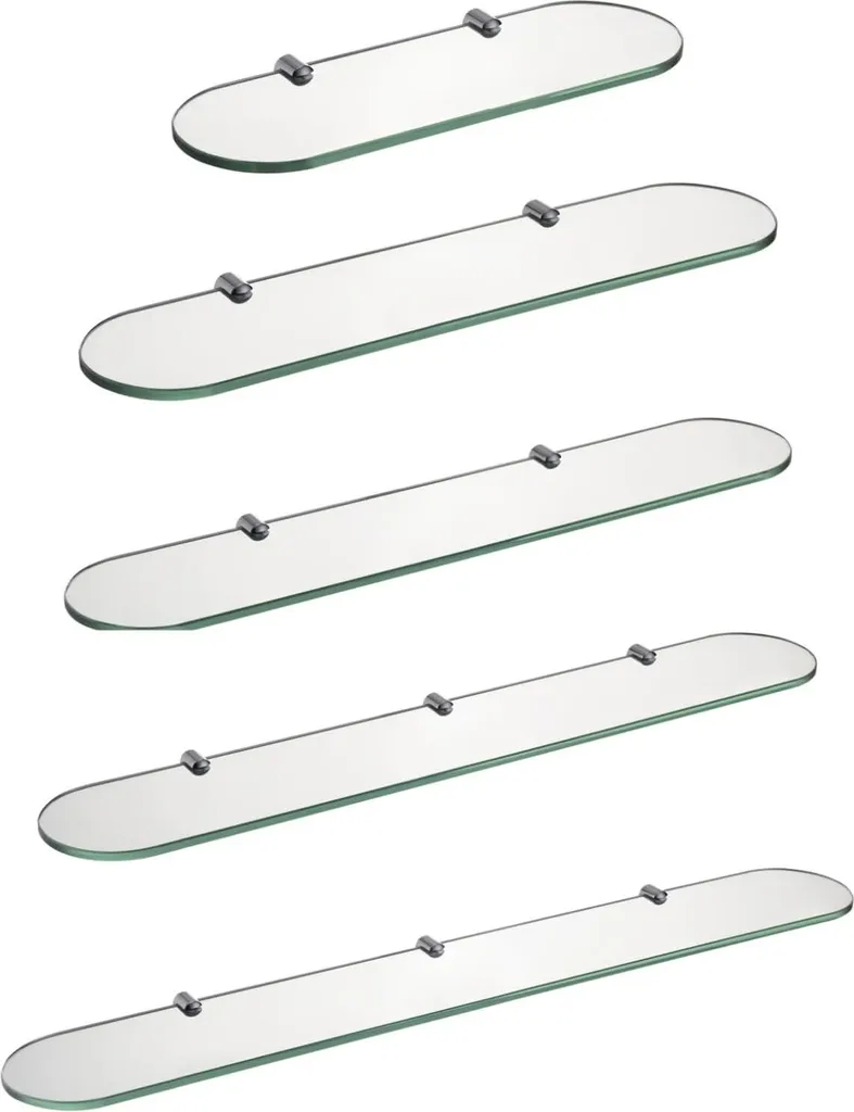 Étagère en verre 60 cm : fixez solidement vos objets sans encombrement