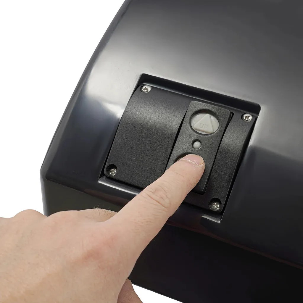 Treuil d'Ancre Électrique 12V Noir avec Commande Sans Fil Portative