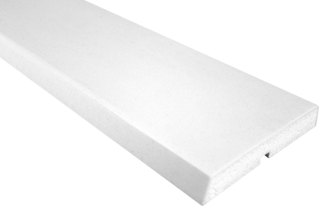20 Meter | Fassade | Außenstuck | Leiste | EPS | Polyurethan| gerade | 25x155mm | MC126
