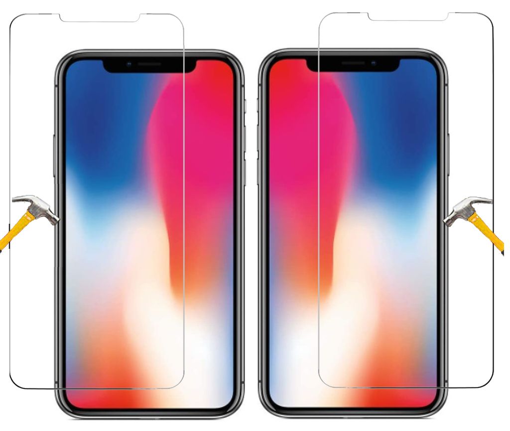 ino 2x Schutzglas kompatibel mit iPhone X iPhone XS iPhone 11pro Panzerglas Harte Schutz Panzer Displayschutz Glas Schutzfolie Displayglas 11 pro