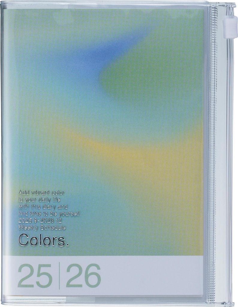 MARK'S 2025/26 Taschenkalender, A6 Gradient // Green