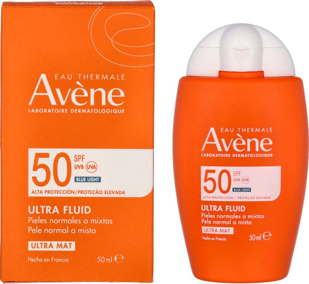 Avene Ultra Fluid Unsichtbar, Creme, Körper, 50 ml, Produktbild 