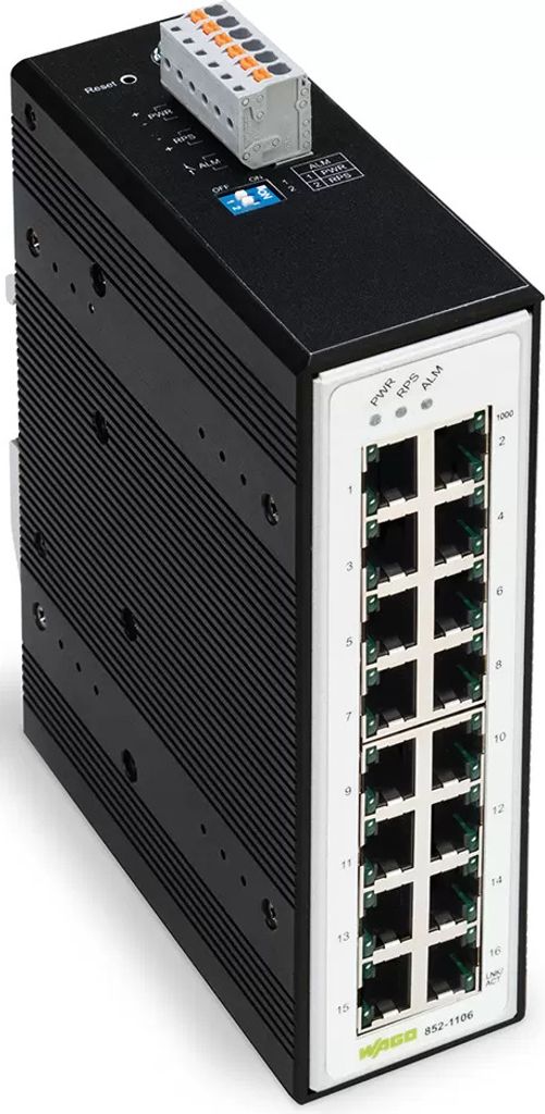WAGO 852-1106 Industrie-Switch - Switch - 1 Gbps