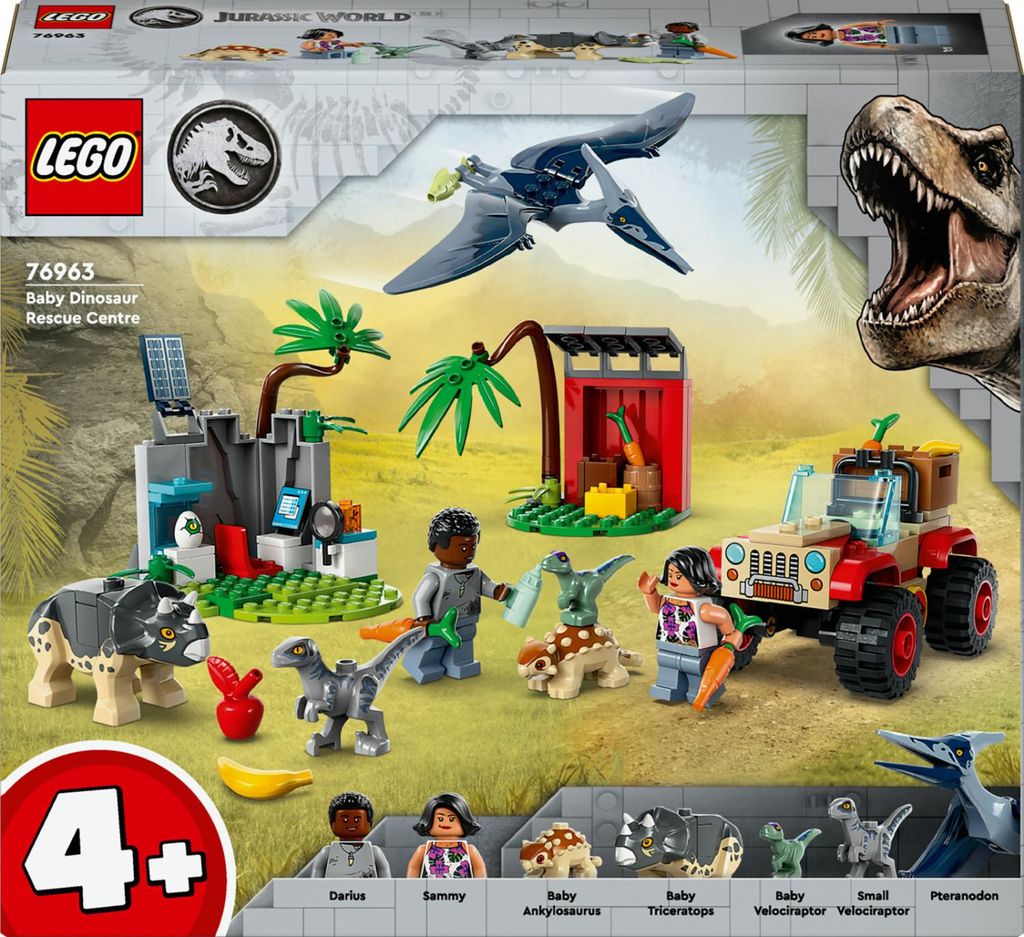LEGO®  Jurassic Wor 76963 Rettungszentrum fü r Baby Dinos Produktbild 
