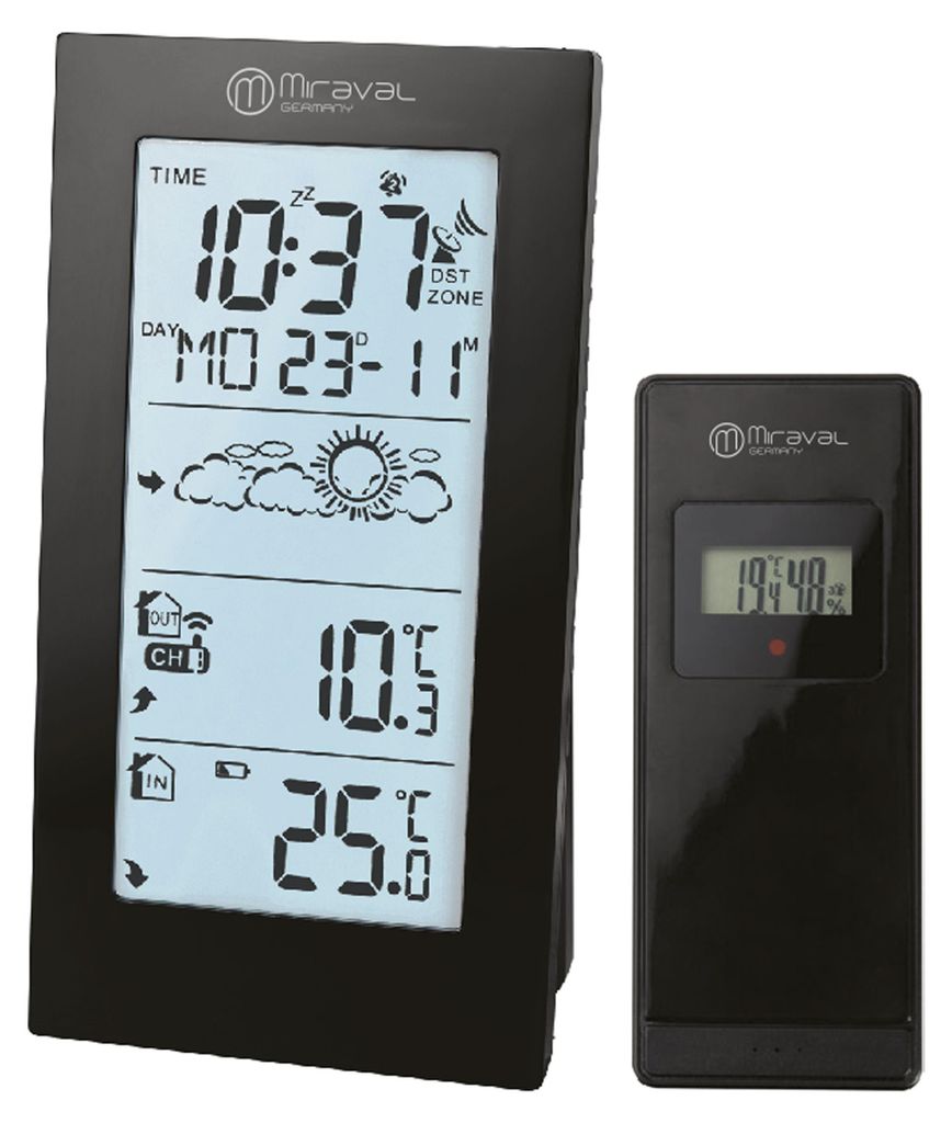 Miraval Funk-Wetterstation Basic – DCF77, Außensensor 100 Produktbild 