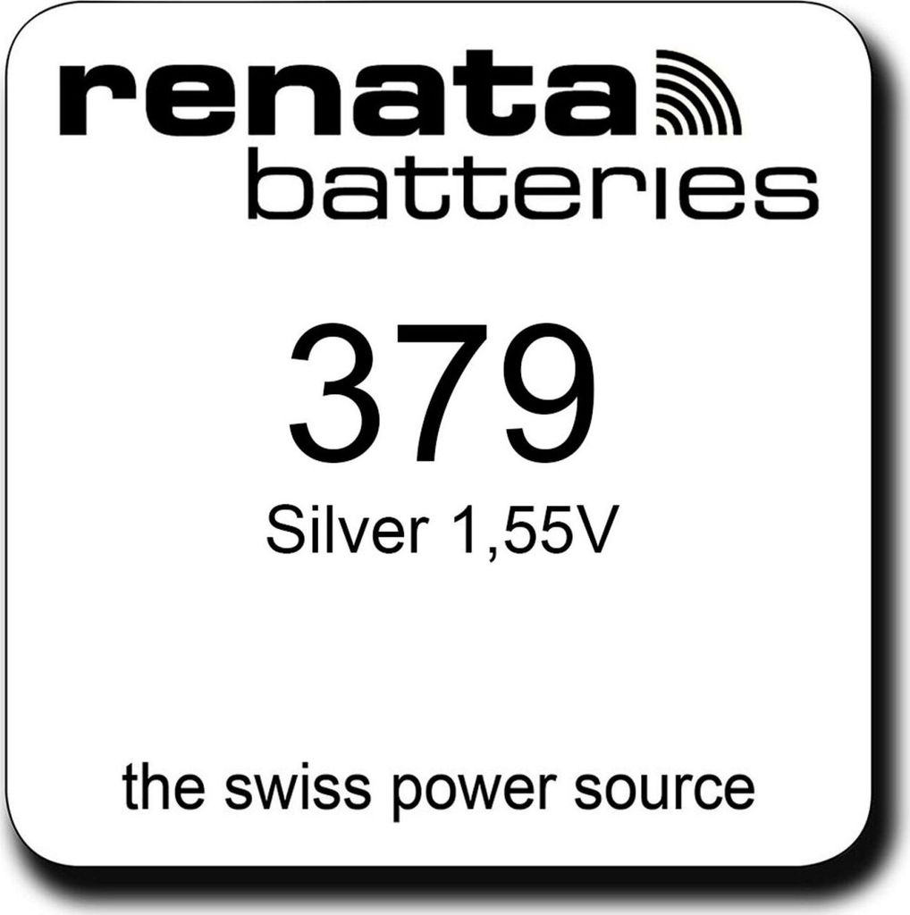 Renata Watch 379 Uhrenbatterie SR521SW AG0 0% Mercury Produktbild 