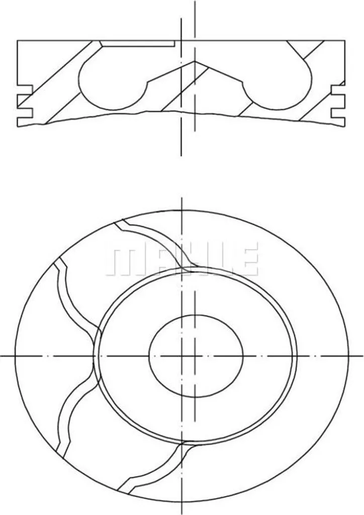 Pistone MAHLE 022 01 00 76.0mm Motore K9K 1.5 dCi - Qualità OE