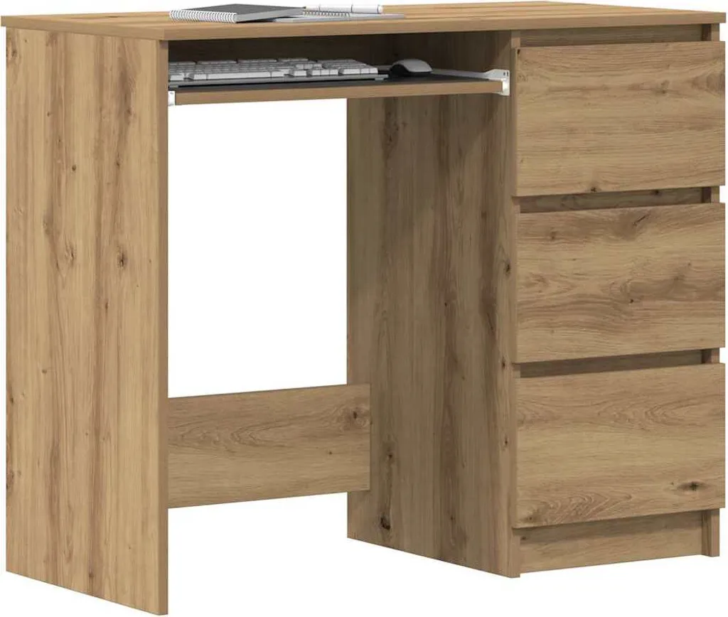 Scrivania Rovere Maison Exclusive: L'Angolo Studio Perfetto per Casa Tua