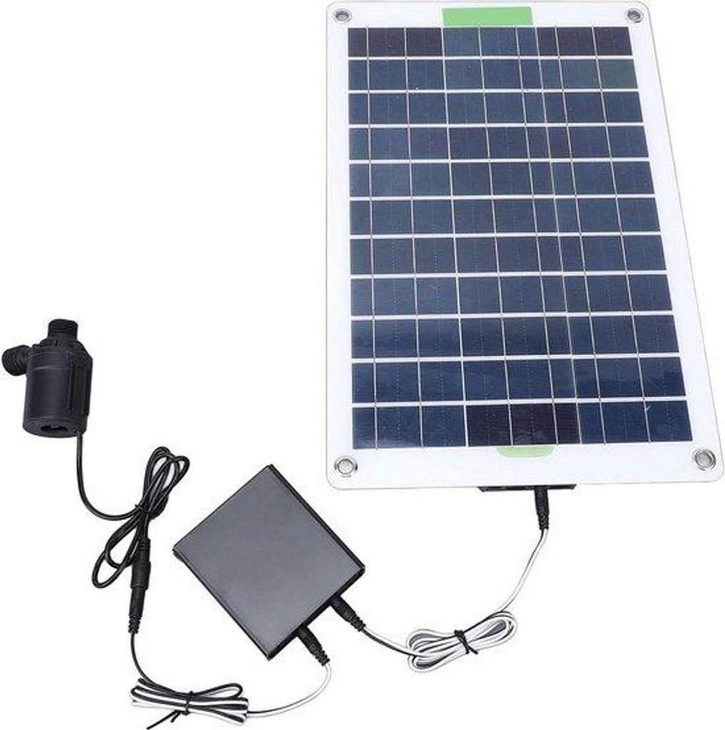 Solar-Wasserpumpe 12V 100W Außen-Solar-Pumpe DIY-Solar-Wasser-Pumpe Energie-Speicherbox Vogelbad Teich - Garten Aquarium Schwimmbad Wasserspiel.