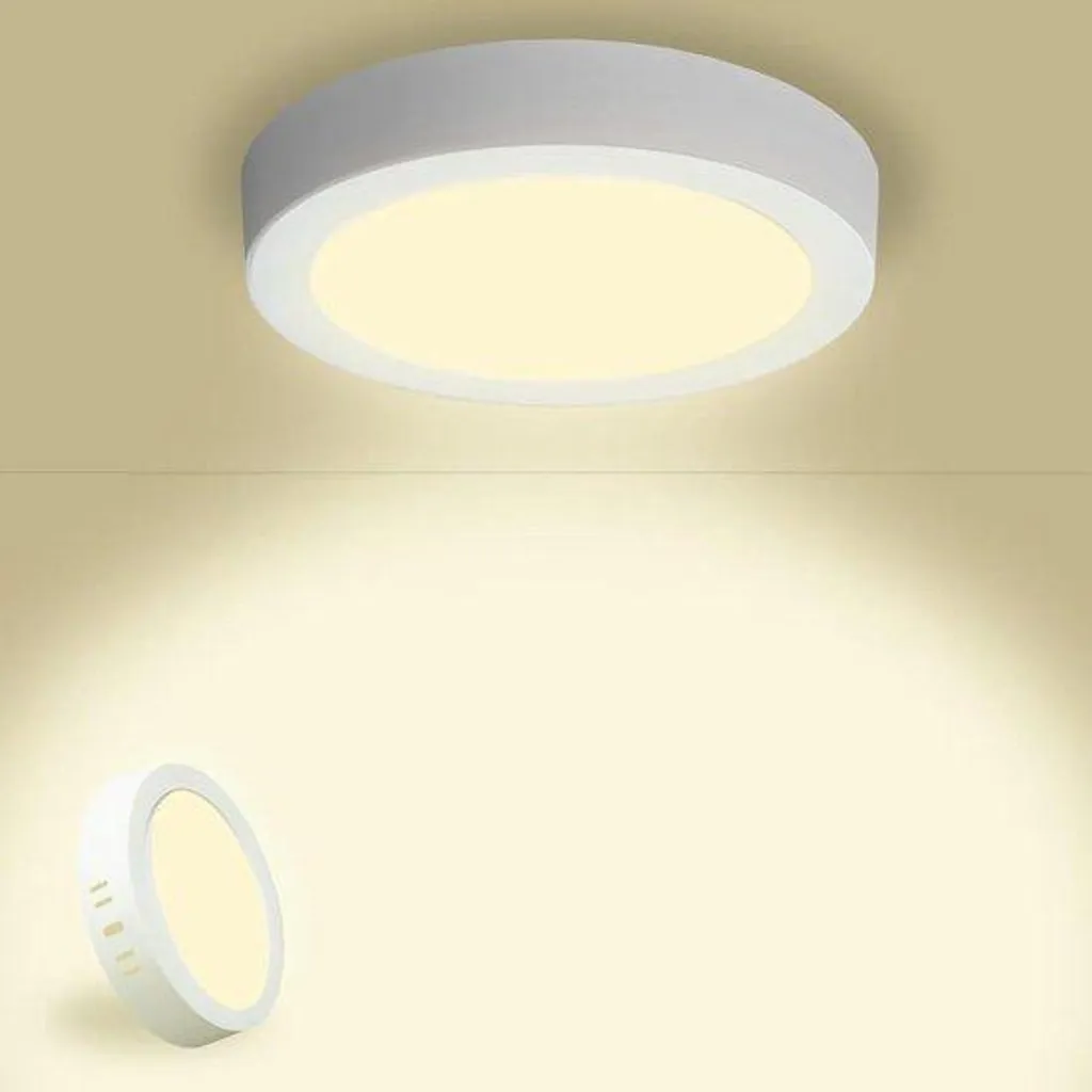 Plafonnier LED 1800 lumens 15W éclairage 120 degrés blanc neutre