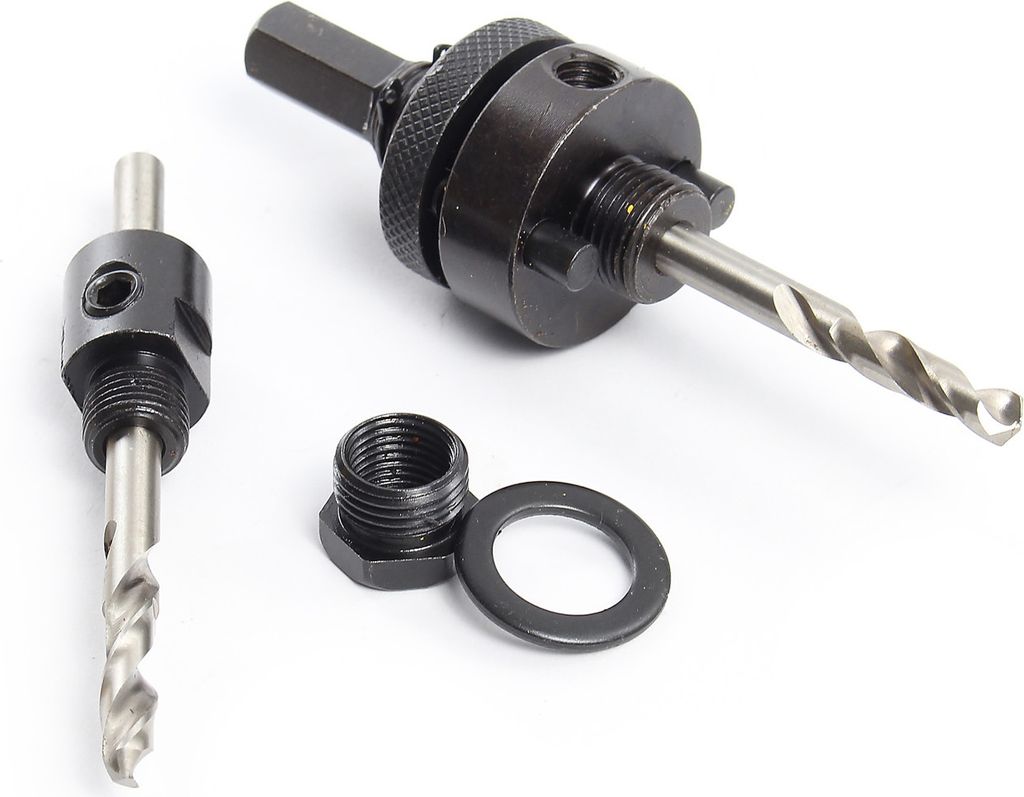 Lochsäge Für Stahl 11 Mm Sechskant-Aufnahme Für Bi-Metall-Lochsägen (14-30 Mm) Von Mandrex - Inkl. Zentrierbohrer Lochsäge 60 Mm Holz - Foto 4