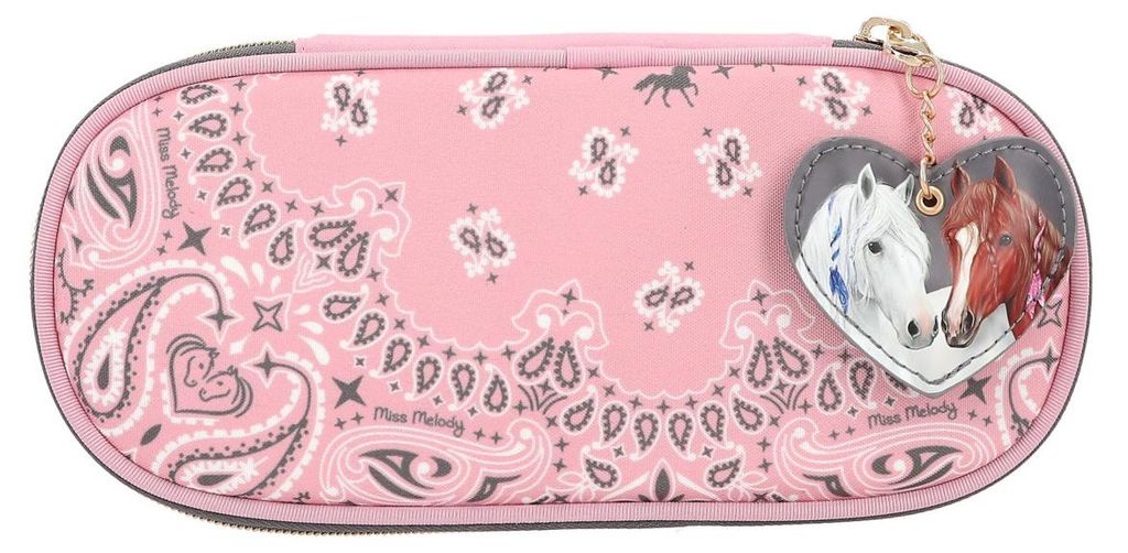 DEPESCHE Miss Melody Schlamperbox BANDANA mit Anhänger rosa