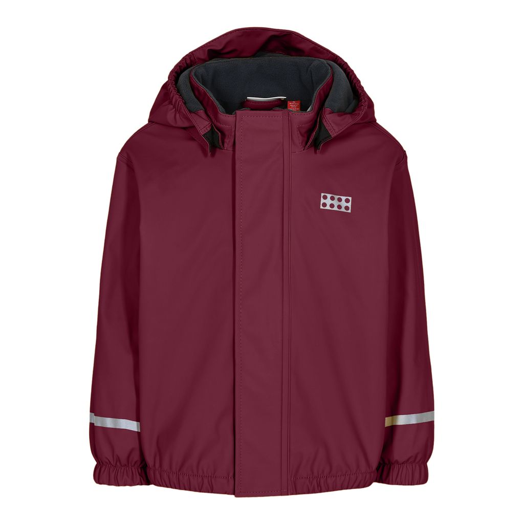 LEGO Wear LWJUNIN 707 - RAIN JACKET 22878 Uni Bordeaux 86