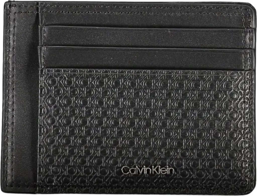 Petit portefeuille homme Calvin Klein K50K510906 porte-cartes noir