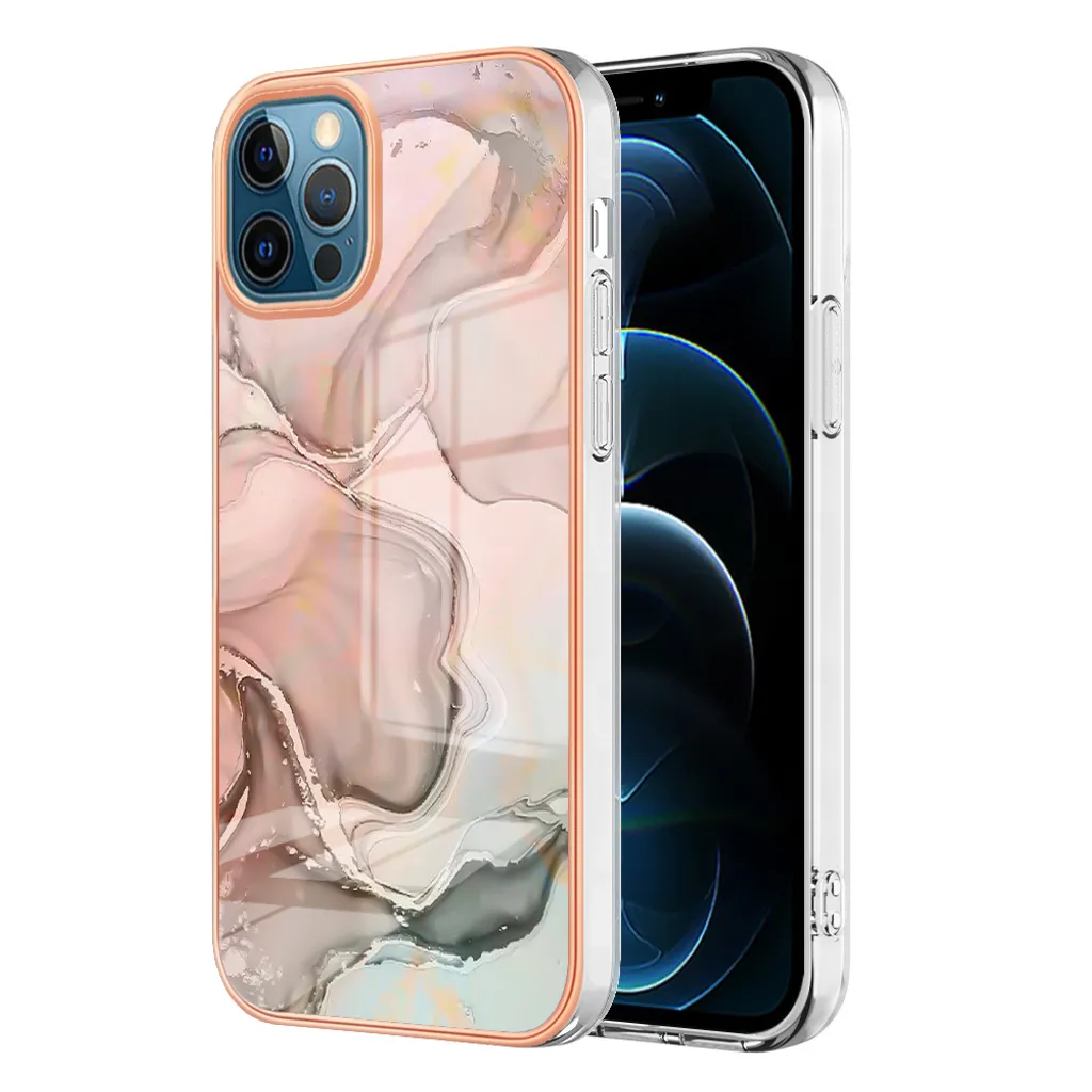 Cover iPhone 12 Pro Max Crème Shockproof - Design TPU Fantasia