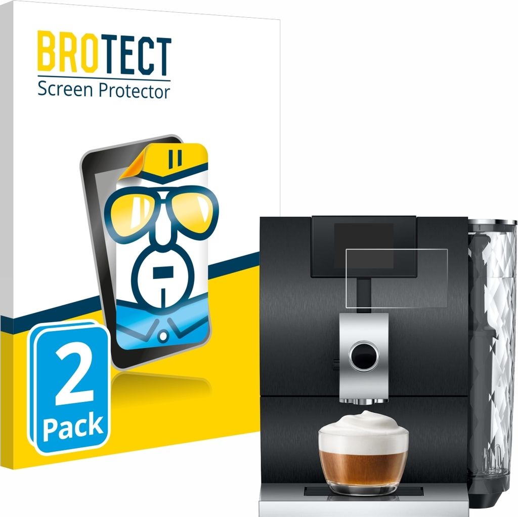 2x Für Jura ENA 8 Schutzfolie BROTECT Displayschutz Display Schutz Folie Klar Transparent