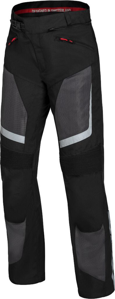 IXS Gerona-Air 1.0 Motorrad Textilhose, schwarz/grau/rot, Short XL