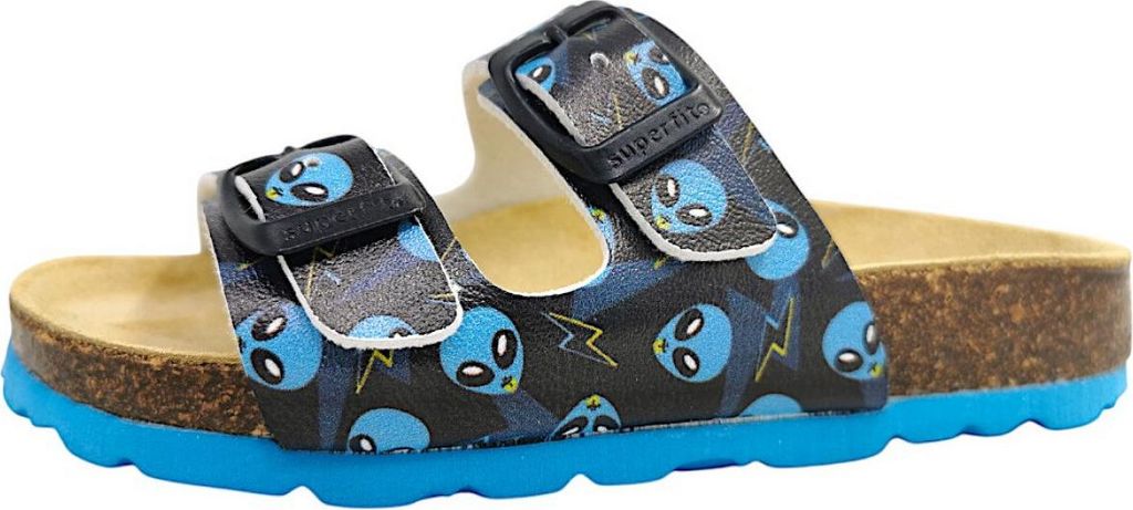Superfit FUSSBETTPAN Pantolette Blau in Gr. 27