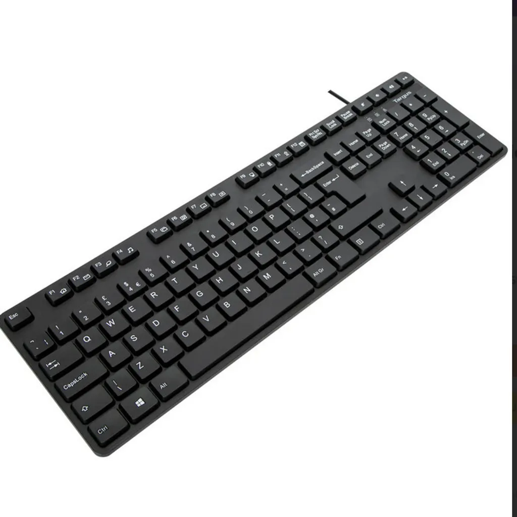 Clavier USB Targus Antimicrobien pour Postes de Travail Partagés Pro