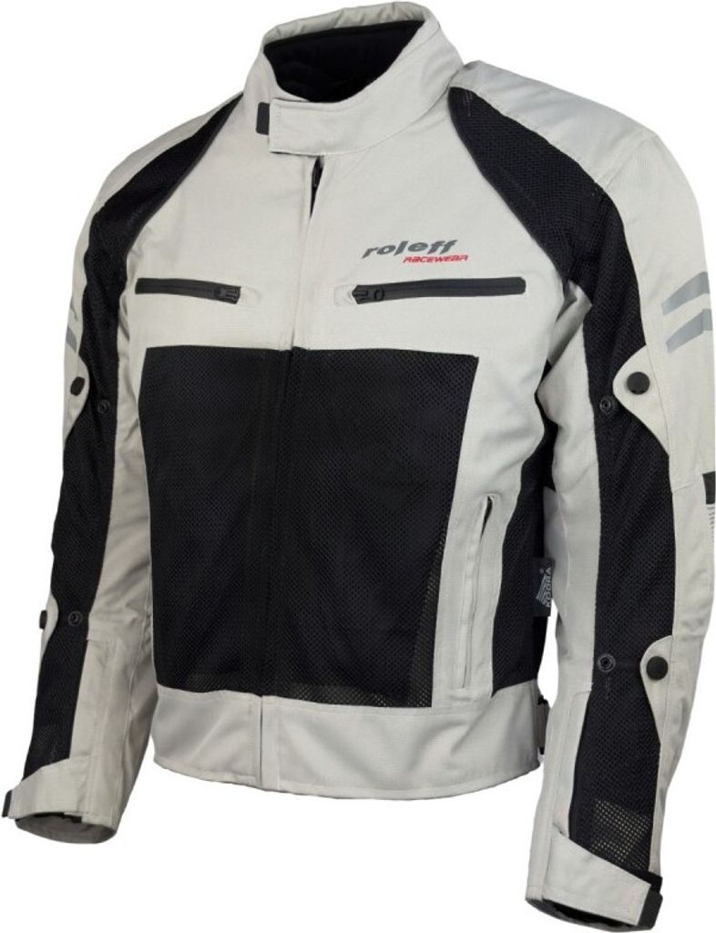 Roleff RO614 Mesh Motorradjacke – Helle, Atmungsaktive Jacke mit Klimamembrane Roleff Größe: 3XL,