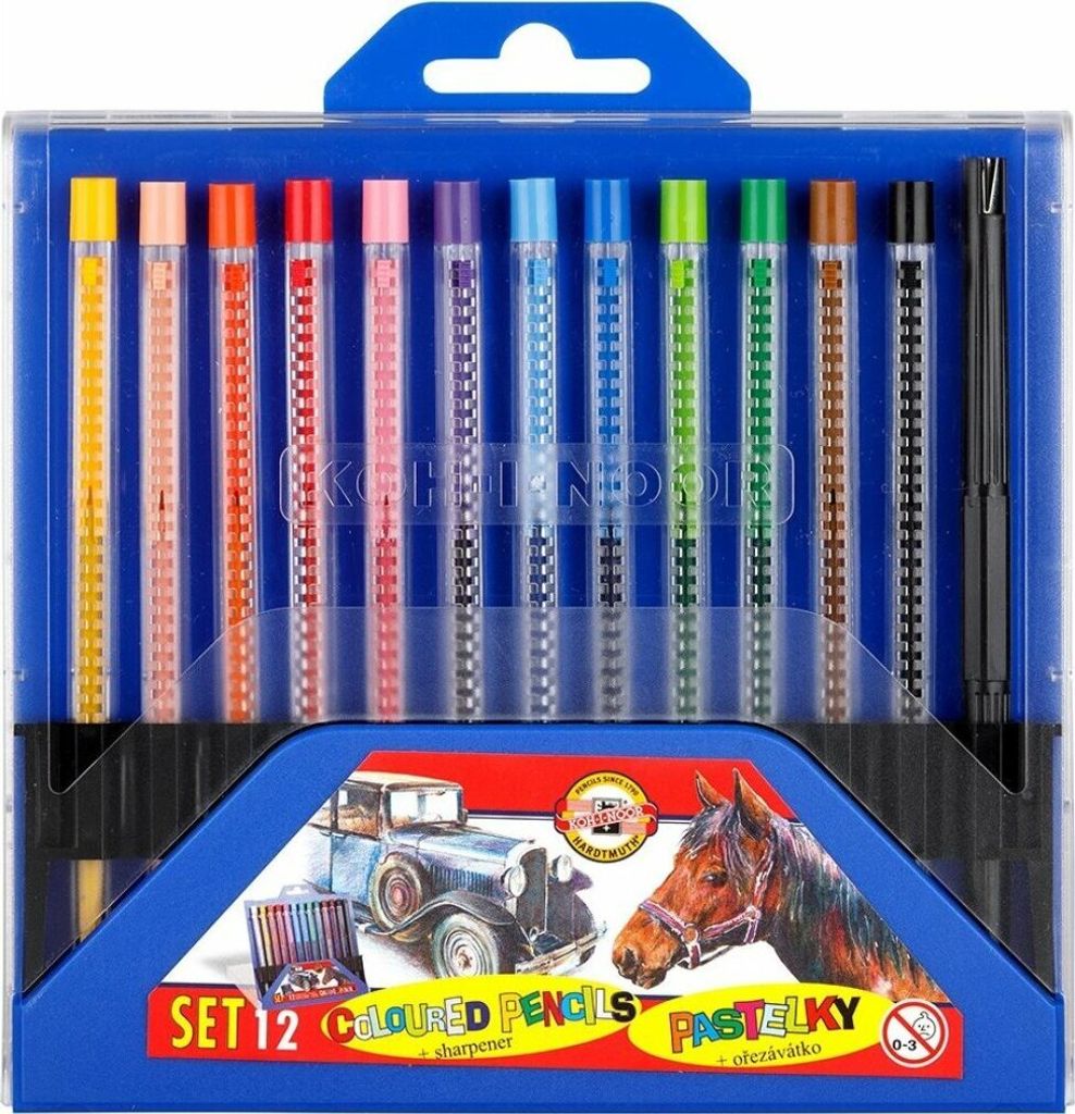 KOH-I-NOOR Matite colorate meccaniche 12 pezzi - Rosso Immagine del prodotto 