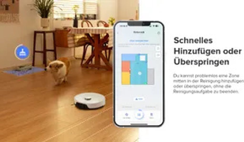 Roborock S8 Staubsauger Roboter, 6000 Pa, Doppelbürste& 3D Produktbild 8