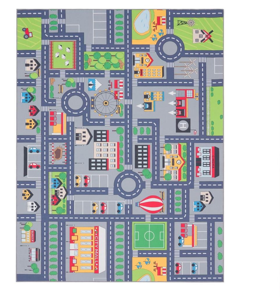 TT Home Spielteppich Kinderzimmer Teppich Kinderteppich Produktbild 