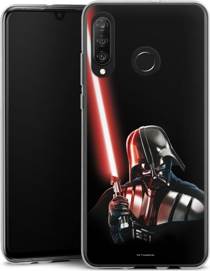 DeinDesign Handyhülle für Huawei P30 Lite Silikon Hülle Case Smartphone Schutzhülle Darth Vader Fanartikel Star Wars