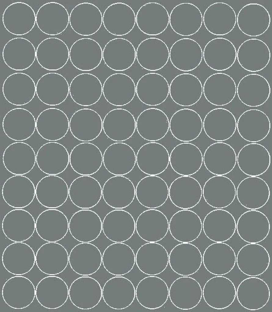72 Etichette Circolari 50mm Grigio Lucido - Bollini Adesivi di Design