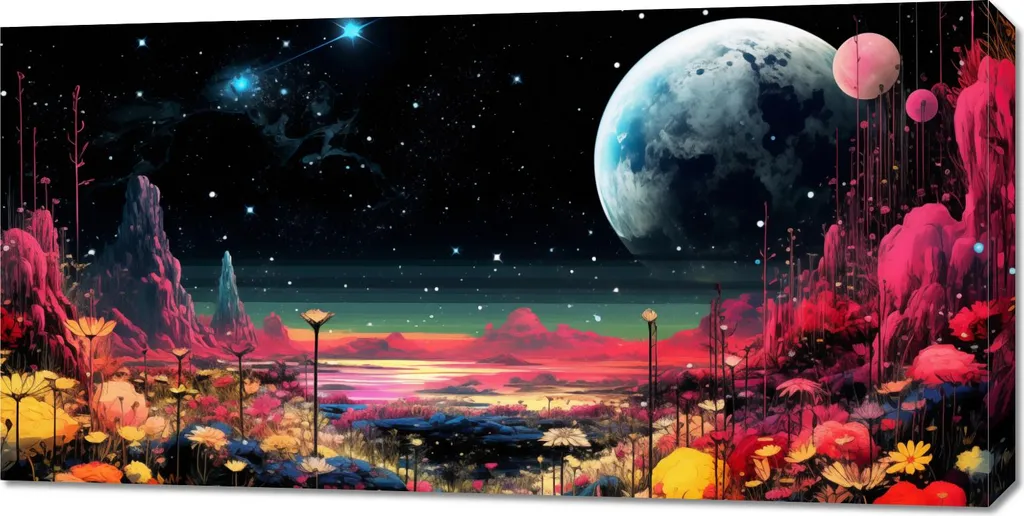 Décoration Murale Panoramique Image Un Autre Monde 100 x 50 cm