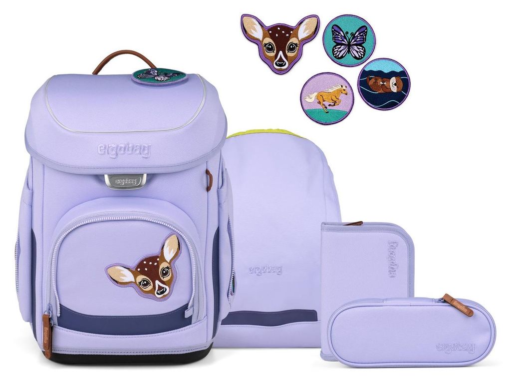 Ergobag Cubo WaldBärsucher - 5-teiliges Schulranzenset, Produktbild 