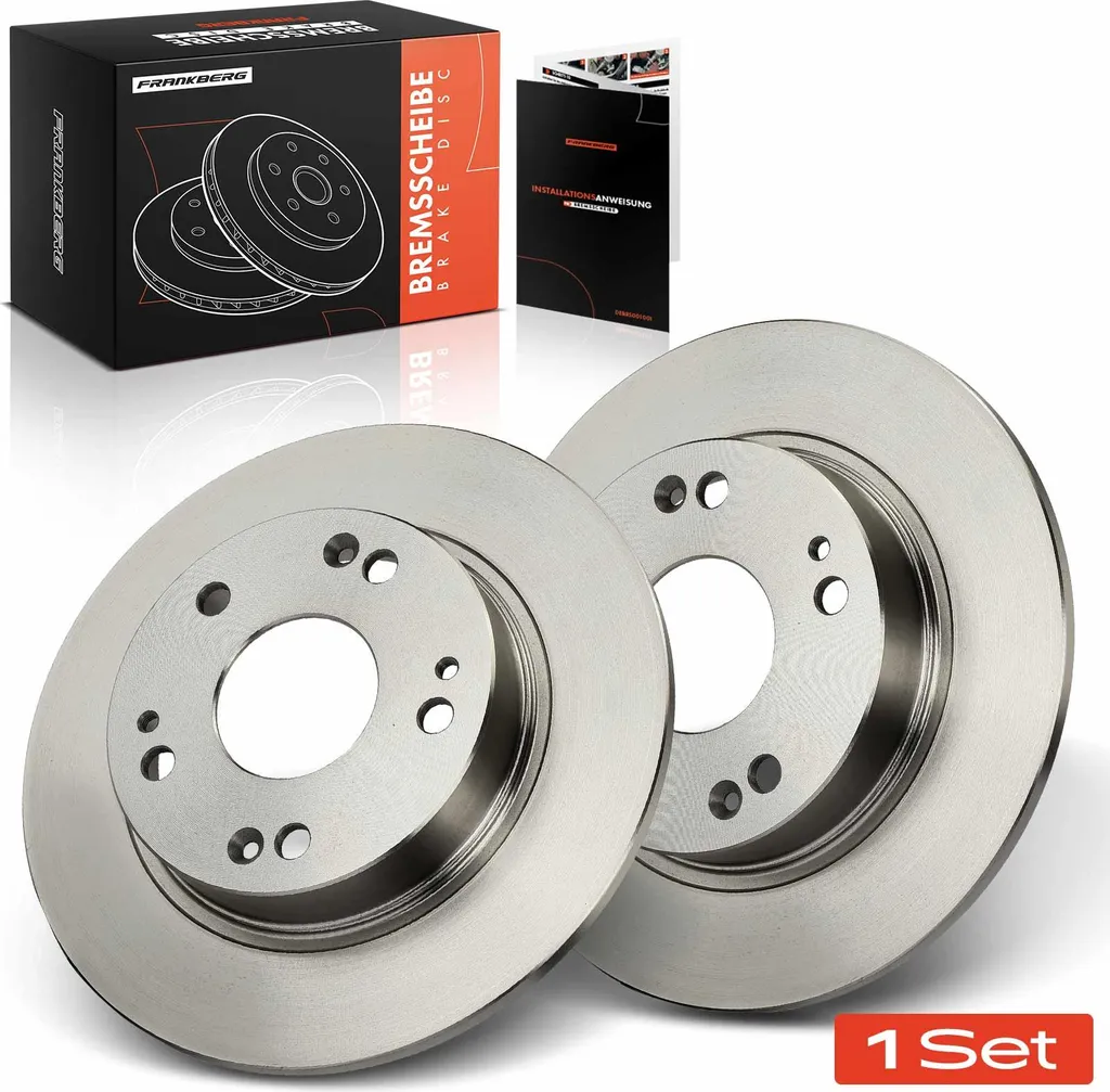 Disques de frein arrière de remplacement pour Honda Civic 2005-2012