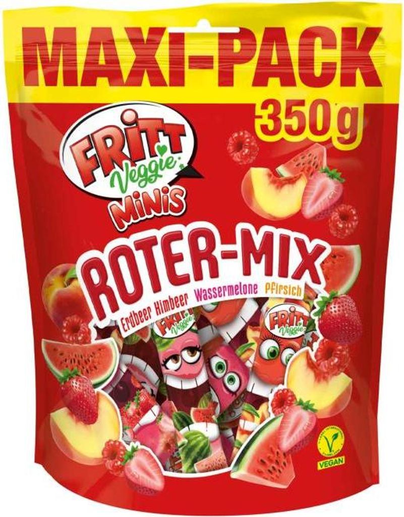 Fritt Veggie Minis Roter-Mix Maxi Pack 350g Produktbild 