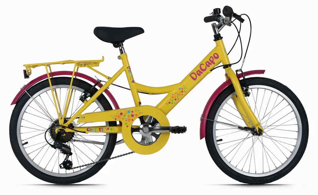 Vélo de ville junior DaCapo 20 pouces avec roues de 36 cm et freins
